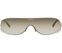 SSENSE Exclusive Transparent Rimless Sunglasses