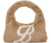 Brown Eco-Fur Shoulder Bag
