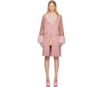 SSENSE Exclusive Pink Faux-Fur Coat