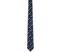 Navy Paris gram Tie