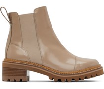 Beige Mallory Chelsea Boots
