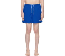 Blue Drawstring Swim Shorts