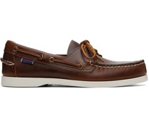 Brown Portland Waxed Boat Shoes