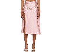 Pink Laetitia Midi Skirt