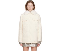 Off-White Shearling Down Jacket