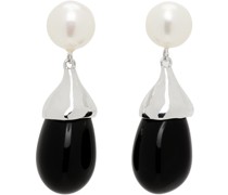 Silver & Black Audrey Earrings