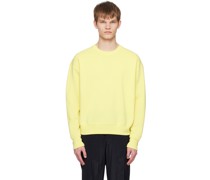 Yellow Rib Trim Sweater