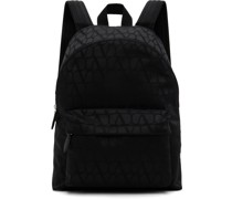 Black Toile Iconographe Backpack