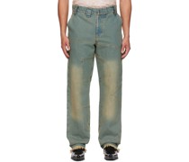 Blue B-Bottom Jeans