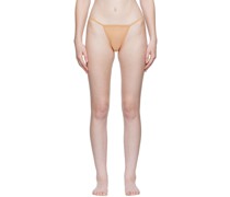 Beige Standard Thong