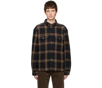 Navy Check Jacket