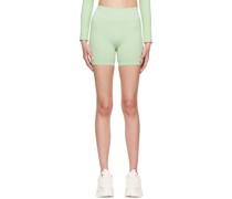 Green Biodegradable Nylon Sport Shorts