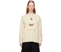 Beige Recycled Comma Long Sleeve T-Shirt