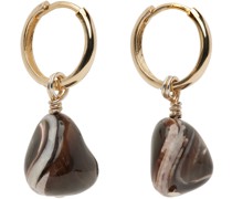 Gold & Brown Baba Earrings