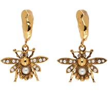 Gold Bee Earrings