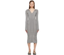 Gray Joy Midi Dress