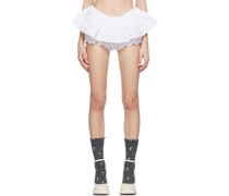 White Double Layer Shorts