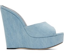 Blue Olga Heeled Sandals