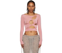 SSENSE Exclusive Pink Long Sleeve T-Shirt
