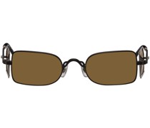 Black Reflective 10611H Sunglasses