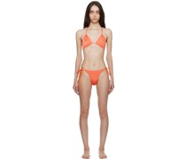 SSENSE Exclusive Orange Mica Top & Luna Bottom Bikini