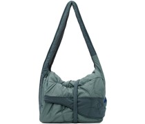 Blue XL Paneled Bag