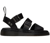 Black Gryphon 2 Strap Sandals