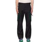 Black Water-Repellent Cargo Pants