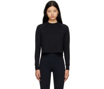 Black Crop Sweater