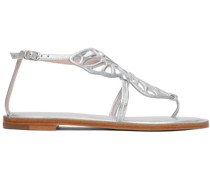 Silver Butterfly Sandals