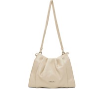 Beige Blossom Shoulder Bag