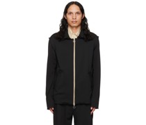 SSENSE Exclusive Black Raw Track Jacket