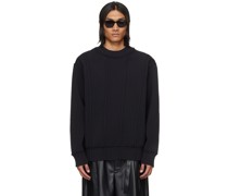 Black Loose Thread Sweater