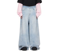 Blue Baggy Jeans