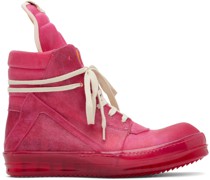 Pink Geobasket Sneakers