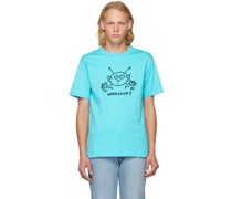 Blue Keith Haring Edition Alien T-Shirt