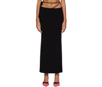Black Lotus Maxi Skirt