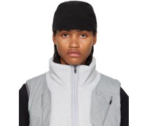 Black Shirring Cap