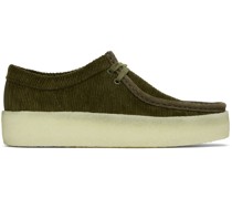 Khaki Wallabee Cup Oxfords