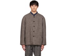 Brown Buttoned Jacket