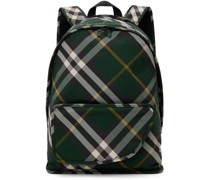 Green Large Shield Backpack