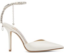 White Saeda 100 Heels