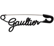 Silver & Black 'The Gaultier' Single Earring