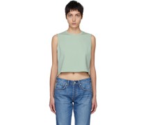 Green Archetype Cropped Roxie Tank Top