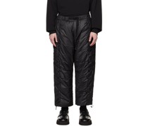 Black Padded Lounge Pants