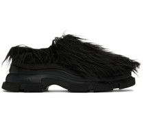 Black Gao Low Faux-Fur Loafers