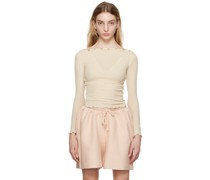 Beige Tav Long Sleeve T-Shirt