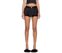 SSENSE Exclusive Black Double Layered Shorts