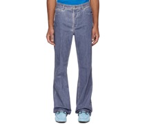 Blue 5-Pocket Trousers