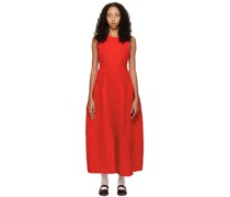 Red Lia Midi Dress